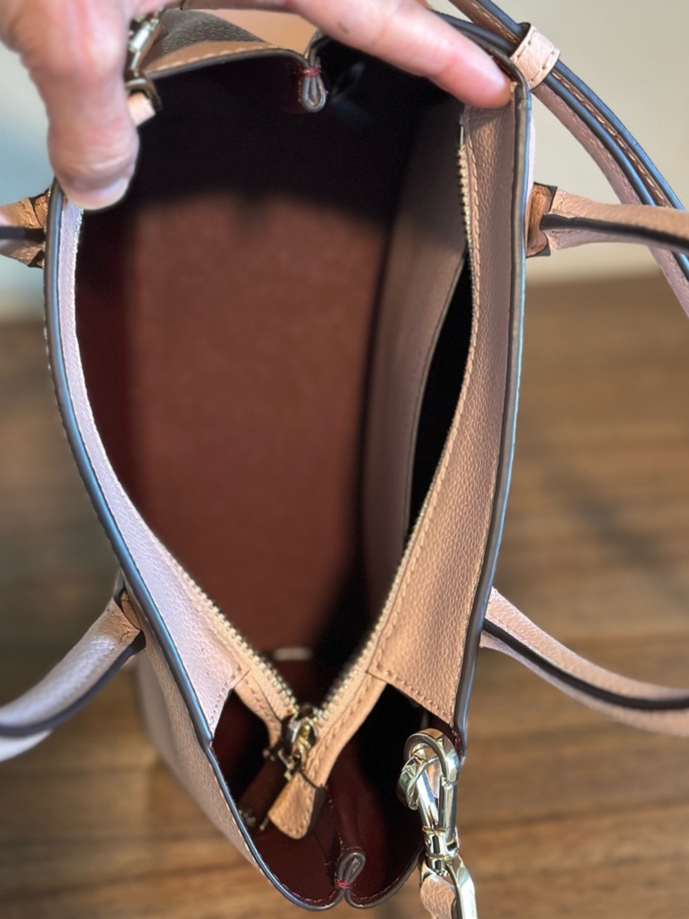 Kate Spade ♠️ Rosy Cheeks Small Satchel - Like New! See Video! - Picture 5 of 11